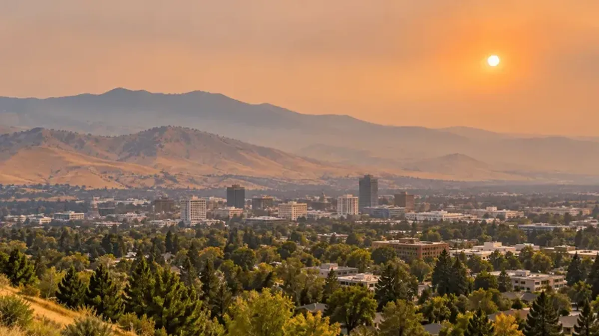 Check Today's Live Real Time Air Quality Index AQI Map in Idaho Now