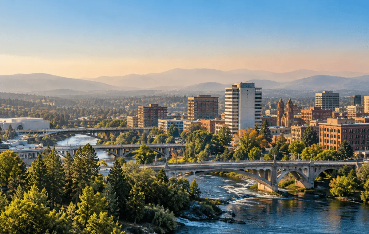 Check Today's Live Real Time Air Quality Index AQI Map in Spokane, WA Now