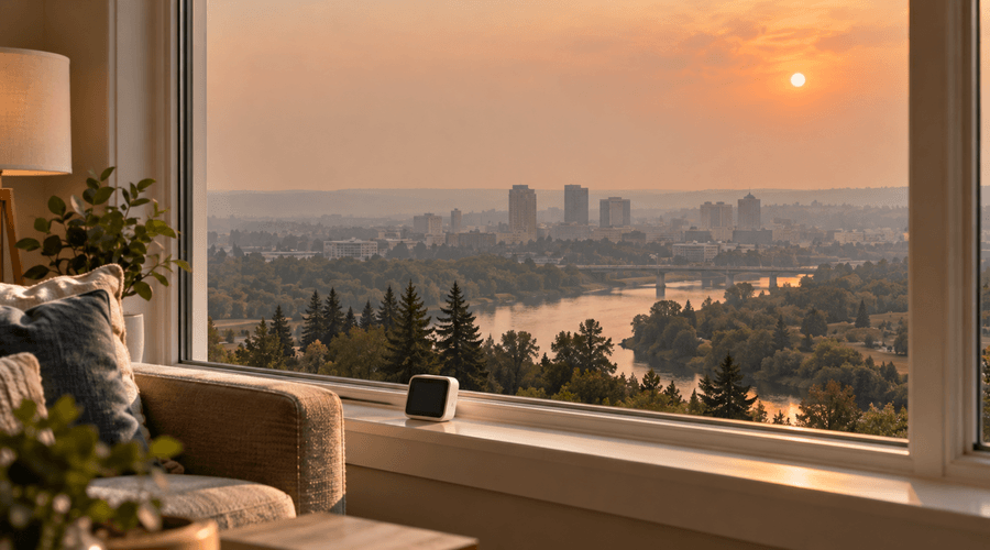 Live Red Deer, AB Forest Wildfire & Smoke Map Today: Local Air Quality Tracking & Indoor Protection Solutions