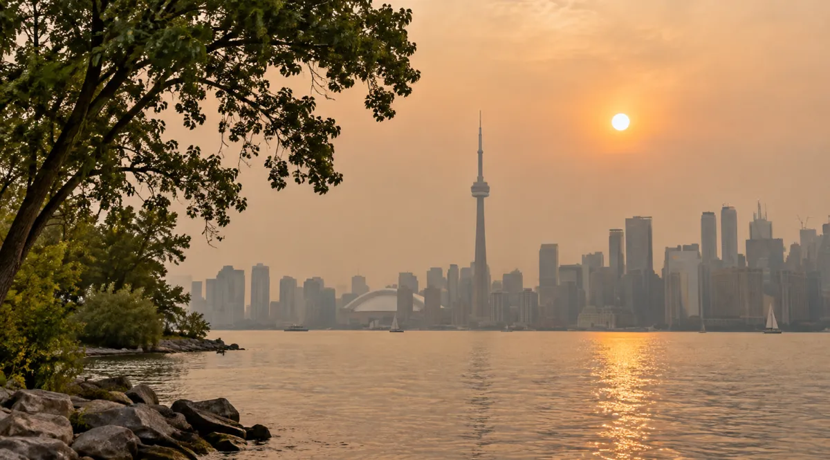 Carte en direct de Toronto, ON des feux de forêt et de la fumée d'aujourd'hui : suivi de la qualité de l'air local et solutions de protection intérieure