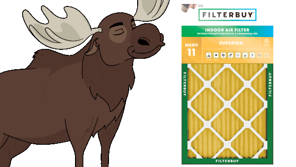 Illustrated moose character