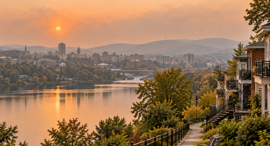 Carte en direct de Sherbrooke, QC des feux de forêt et de la fumée aujourd'hui : suivi de la qualité de l'air local et solutions de protection intérieure