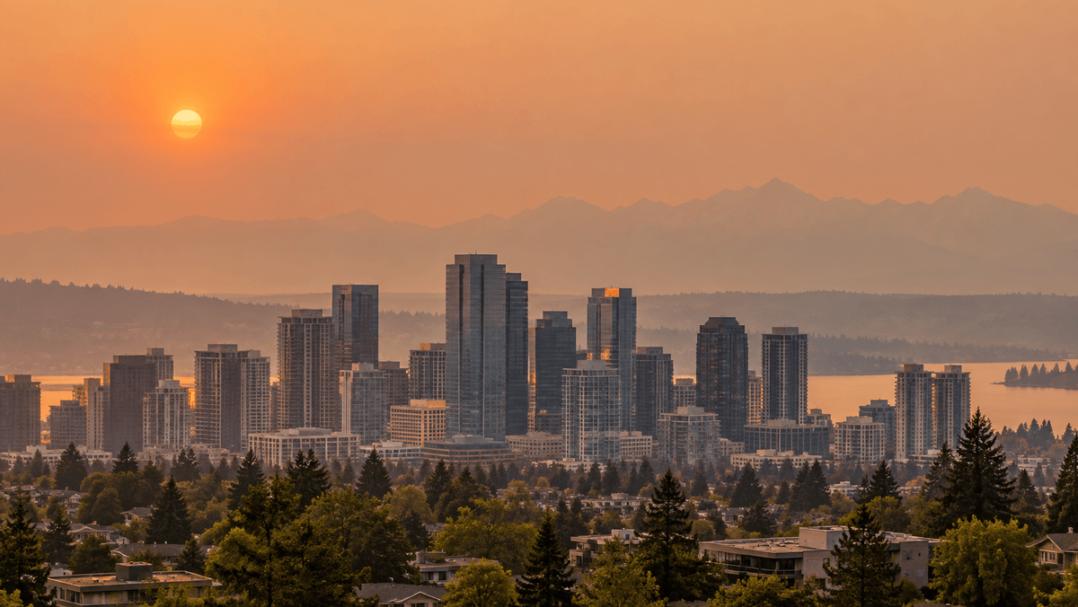 Live Bellevue, WA Forest Wildfire & Smoke Map Today: Local Air Quality Tracking & Indoor Protection Solutions
