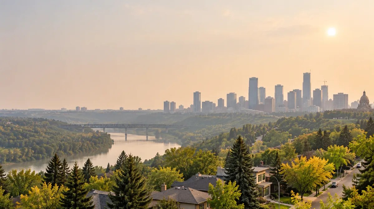 Carte en direct d'Edmonton, AB des incendies de forêt et de la fumée aujourd'hui : suivi de la qualité de l'air local et solutions de protection intérieure