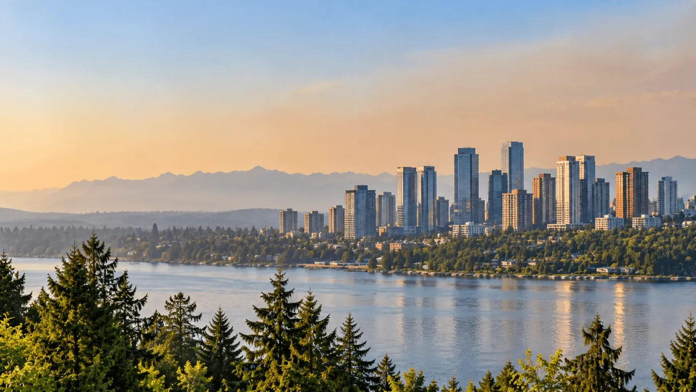 Check Today's Live Real Time Air Quality Index AQI Map in Bellevue, WA Now